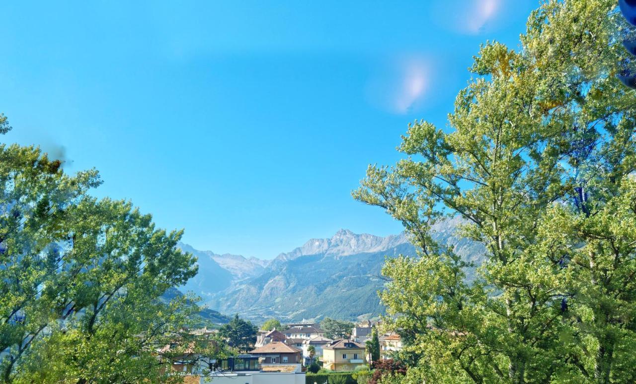 Bergblick Apartment in Zentrumsnähe mit Garage Meran Exterior foto